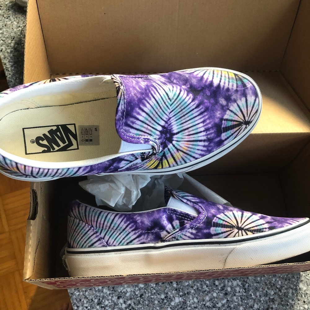 Vans, slip on, with box size 8.5 womens